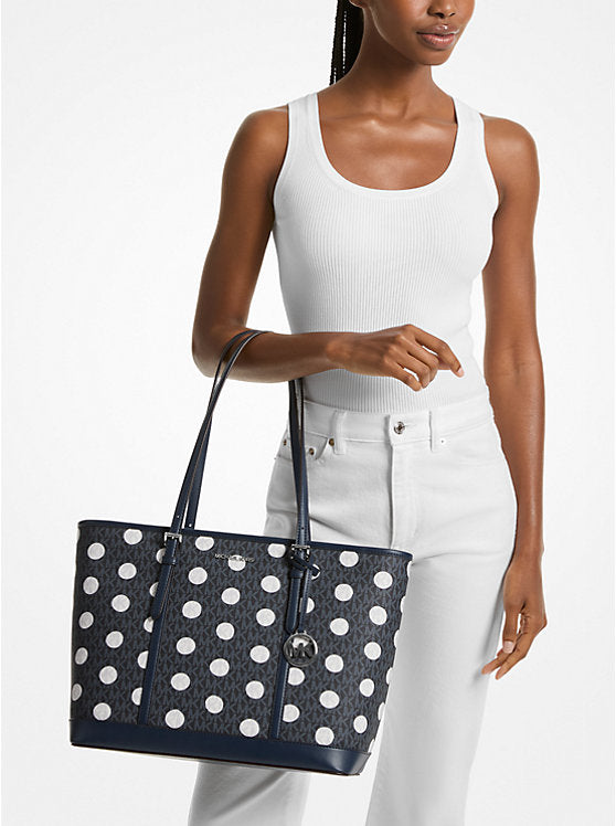 Tote Large Jet Set Polka Dot
